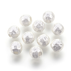 925 Sterling Silver Plated Eco-Friendly Brass Beads, Long-Lasting Plated, Lead Free & Cadmium Free & Nickel Free, Round, Bumpy, Matte Style, 925 Sterling Silver Plated, 8mm, Hole: 3mm