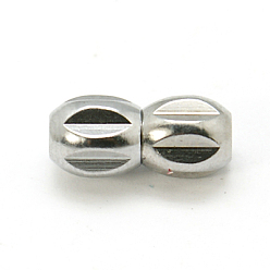 Платина Застежками винт латунный, арахис, платина, 11x5 мм, отверстие : 0.5 мм