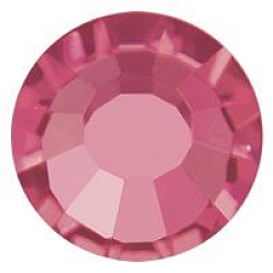 70040 Indian Pink Камни preciosa® crystal hotfix с плоской основой, чешский хрусталь, круглый(438 11 612 шатон роза вива 12 ®), 70040 индийский розовый, ss 8 (2.3~2.5 мм)