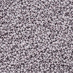 Tan 11/0 Grade A Round Glass Seed Beads, Ceylon, Tan, 2.3x1.5mm, Hole: 1mm, about 48500pcs/pound