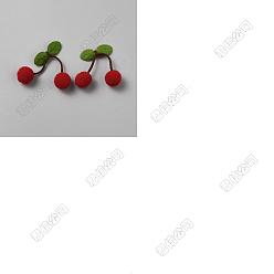 Красный 36шт. пряжа для костюмов, вишня, красные, 60x50x20 мм