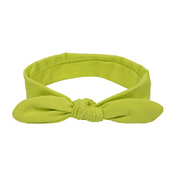 Green Retro Butterfly Bow Bunny Ear Headband with 10 Color Options for Kids