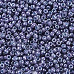 (1630) Opaque Plum Rainbow Круглые бусины toho, японский бисер, (1630) непрозрачная сливовая радуга, 11/0, 2.2 мм, отверстие : 0.8 мм, Около 1110 шт / 10 г