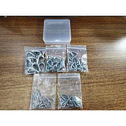 Stainless Steel Color Unicraftale 60Pcs 5 Style 304 Stainless Steel Wire Guardian and Protectors, Terminators, Capel, Stainless Steel Color, 12pcs/style