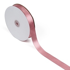 Pink Single Face Solid Color Satin Ribbon, for Making Crafts, Sewing, Party Wedding Decoration, Pink, 1-1/2 inch(38~40mm), 100yards/roll(91.44m/roll)