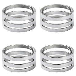 Платина 4 латунные кольца шт., помощника инструмент, для продольного изгиба, открывать и закрывать прыжковое кольцо, платина, 18x9 мм