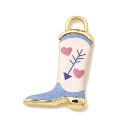 Arrow Латунные подвески с принтом, подвески для обуви/ботинок, долговечный, реальный 18 k позолоченный, стрелка, 23x14.5x3 мм, отверстие : 3x2 мм