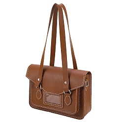 Camel DIY Imitation Leather Handbag Making Kits, Handmade Shoulder Bags Kit for Beginners, Camel, 37x27.5x8cm