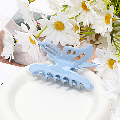 Светло-Голубой Заколки для волос в форме когтей из ацетата целлюлозы, аксессуары для волос для женщин и девочек, бабочка, Небесно-голубой, 91x74 мм