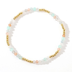 Разноцветный Браслеты ручной работы из натуральных камней в стиле бохо для женщин, красочный