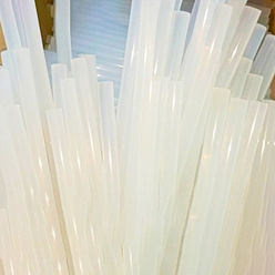 Clear Hot Melt Plastic Glue Sticks, Use for Glue Gun, Clear, 270x7mm