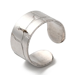 Нержавеющая Сталь Цвет 304 компоненты открытого кольца манжеты из нержавеющей стали, кольцо петли, цвет нержавеющей стали, отверстие : 1.8 мм, американский размер 7(17.3мм)
