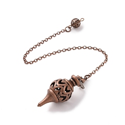 Красная Медь Латунные маятники для биолокации, сфера, Красная медь, 225 мм