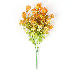yellow Eucalyptus flower bud wedding decoration small bunch of green artificial fake flower money leaf Nordic style