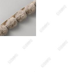 Светло-коричневый 5м полиэстер, вышивальная отделка, аксессуары для одежды diy, загар, 30x4 мм