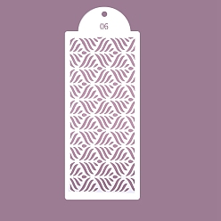 Другие Шаблоны трафаретов для рисования пластиковых питомцев, прямоугольник с рисунком смешивания, другой узор, 390x150 мм