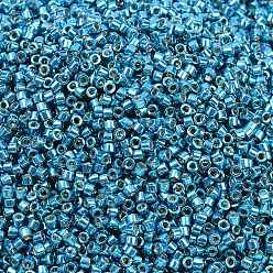 (DB2513)Duracoat Galvanized Capri Blue Бусины miyuki delica, цилиндр, японский бисер, 11/0, (db2513)duracoat оцинкованный капри синий, 1.3x1.6 мм, отверстие : 0.8 мм, около 10000 шт / упаковка, 50 г / мешок