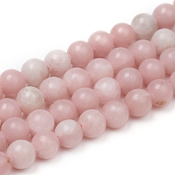 Pink Opal Natural Pink Opal Beads Strands, Round, 6mm, Hole: 1mm, about 63pcs/Strand, 14.96 inch(38cm)