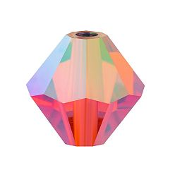 90040 20000 Hyacinth AB 2x Хрустальные бусины preciosa®, чешский хрусталь, биконус(451 69 302 рондель), 90040 20000 гиацинт ab 2x, 4 мм, отверстие : 0.8 мм