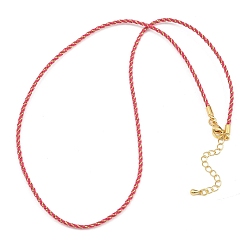 Камелия 2мм нейлоновый плетеный шнур для изготовления ожерелий, с латунными выводами и 202 застежками из лобстера из нержавеющей стали, золотые, долговечный, стойки покрытие, камелия, 17.72 дюйм (45 см)