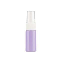 Medium Purple Empty Portable Glass Spray Bottles, Fine Mist Atomizer, with PP Plastic Dust Cap, Refillable Bottle, Medium Purple, Capacity: 10ml(0.34fl. oz)