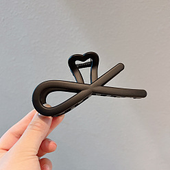 Черный Пластиковые заколки для волос с бантом, аксессуары для волос для женщин и девочек, чёрные, 110 мм