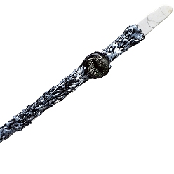 Howlite Natural Howlite Witch Magic Stick, Cosplay Evil Eye Magic Wand, for Witches and Wizards, 350mm