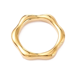 Golden Vacuum Plating 304 Stainless Steel Linking Rings, Ring, Golden, 15x13.5x2mm, Inner Diameter: 10.5x10mm