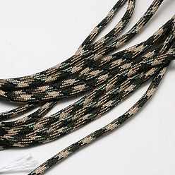 Верблюжий 7 внутренние сердечники веревки из полиэстера и спандекса, для изготовления веревочных браслетов, верблюжие, 4 мм, около 109.36 ярдов (100 м) / пачка, 420~500 г / пачка
