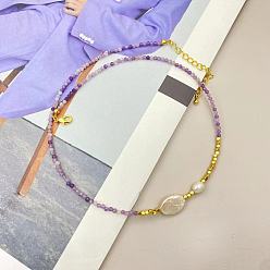 Унакит Элегантные овальные подвески из пресноводного жемчуга, ожерелья из натурального унакита для женщин, 15.35 дюйм (39 см)