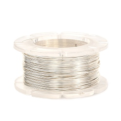 Old Lace Round Copper Craft Wire, for Jewelry Making, Long-Lasting Plated, Old Lace, 24 Gauge, 0.5mm, about 39.37 Feet(12m)/roll.