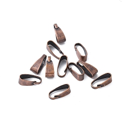 Красная Медь Латунь оснастки на поруки, для подвески, Красная медь, 7x3x3 мм, отверстие : 6x2 мм