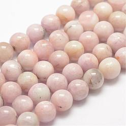 Kunzite Natural Kunzite Beads Strands, Spodumene Beads, Round, 6mm, Hole: 1mm, about 60pcs/strand, 15.3 inch(39cm)