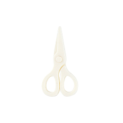 White Miniature Plastic Scissor Shape Ornaments, for Dollhouse Decor, White, 10x20mm