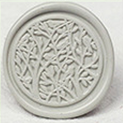 Гейнсборо Частицы сургуча, для ретро печать печать, восьмиугольник, светло-серые, размер бутылки: 40x34 мм, о 45шт / бутылка