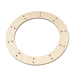 Мокасин Рамки для венков для поделок, деревянные кольца для цветочных композиций, мокасин, 300x2.5 мм, внутренний диаметр: 230 мм