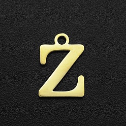 Letter Z 201 прелести нержавеющей стали, лазерная резка, буквы, золотые, letter.z, 12x8x1 мм, отверстие : 1.5 мм