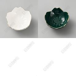 (52) Непрозрачная лаванда 2шт 2цвета фарфоровый держатель для кистей, китайские подставки для кистей подставки для кистей, цветок, разноцветные, 70.5~71.5x31 мм, внутренний диаметр: 66.5 мм, 1 шт / цвет