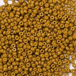 (RR4460) Duracoat Dyed Opaque Toast MIYUKI Round Rocailles Beads, Japanese Seed Beads, (RR4460) Duracoat Dyed Opaque Toast, 11/0, 2x1.3mm, Hole: 0.8mm, about 5500pcs/50g