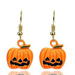 earrings Spooky Skeleton Pumpkin Jewelry Set - Cute Halloween Accessories for Women