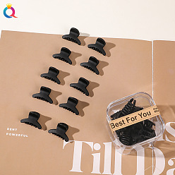 Boxed Mini Claw Clip - Crescent Black Stylish Hair Clips Set for Women - Boxed Mini Claw, Side and Bangs Hairpins
