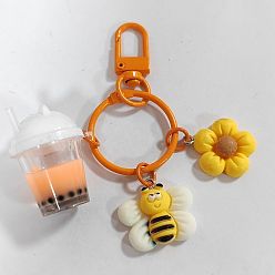 Шоколадный Подвеска из смолы в виде чашки для чая с молоком, С результатами сплава и железа, цвет шоколада, 87 мм, Кулон : 20~25 мм