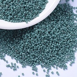 (DB2131) Окрашенный Непрозрачный Эвкалипт Дуракоат Бусины miyuki delica, цилиндр, японский бисер, 11/0, (db 2131) окрашенный в непрозрачный цвет эвкалипт, 1.3x1.6 мм, отверстие : 0.8 мм, Около 2000 шт / 10 г