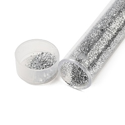 Dark Gray Plastic Glitter Powder Fillers, UV Resin Filler, Epoxy Resin Mold Filling Material, for DIY Resin Craft Making, Dark Gray, 75.5x12mm