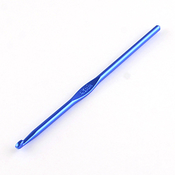 Zufällige Farbe Zufällige einfarbige Alu-Häkelnadeln, einzelne Farbe pro Beutel, Stift: 4.5 mm, 148x4.5 mm