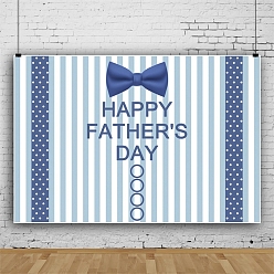 Bowknot Father's Day Party Cloth Banner Decoration, Photography Backdrops, Rectangle, Bowknot Pattern, 800x1200mm
