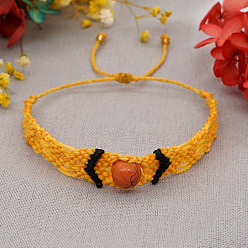 X-B210003D Handmade Ethnic Style Bracelet with Natural Stone Beads - Retro and Unique