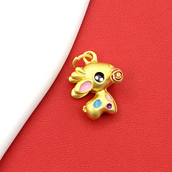 Type B 16mm/10mm Vietnam Sand Gold Cartoon Beads Series Sika Deer Pendant DIY Handwoven Jewelry Accessories SpongeBob SquarePants