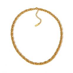Золотой Ожерелья из нержавеющей стали lumachina chain для женщин, золотые, 16.34 дюйм (41.5 см)