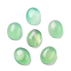 Натуральный Агат Окрашенные и нагретые кабошоны из натурального агата, овальные, 12x10x4.5 мм